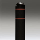 Black Dome-Top Post Covers