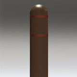 Brown Dome-Top Post Covers