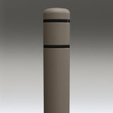 Warm Gray Flat-Top Post Covers