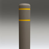 Warm Gray Flat-Top Post Covers