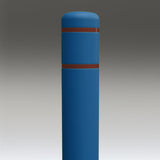 Medium Blue Flat-Top Post Covers