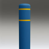 Medium Blue Flat-Top Post Covers