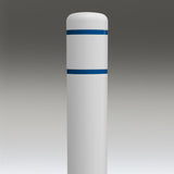 White Flat-Top Post Covers