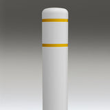 White Flat-Top Post Covers