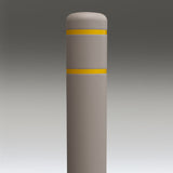 Medium Gray Flat-Top Post Covers