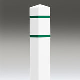 White Square Post Covers