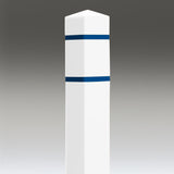 White Square Post Covers