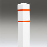 White Square Post Covers