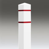 White Square Post Covers